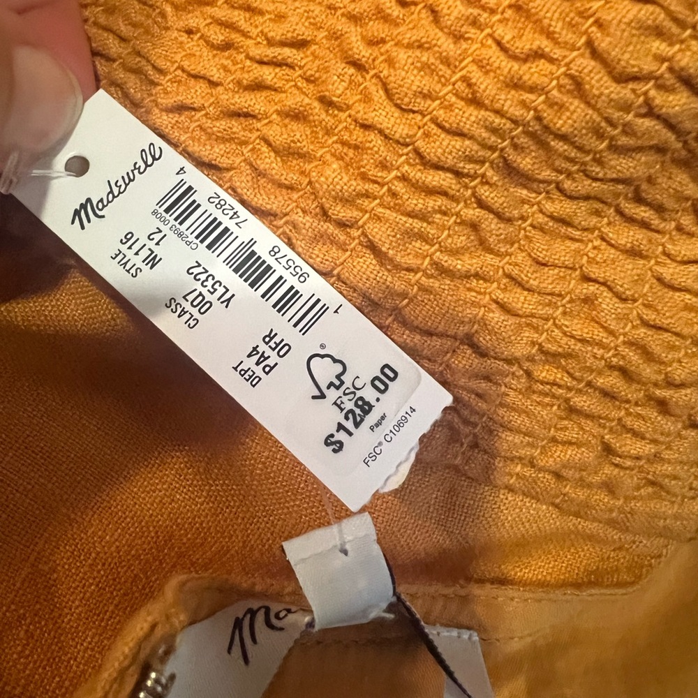 NWT Linen Dress - Picture 6 of 6